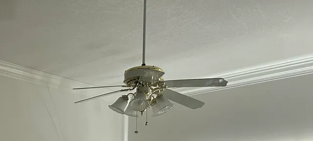 a view of a fireplace