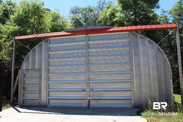9651 Perdido Vista Drive Elberta, AL 36530 - Photo 17 of 39 Tall Doors open to accommodate RV or Boat with Fly bridge