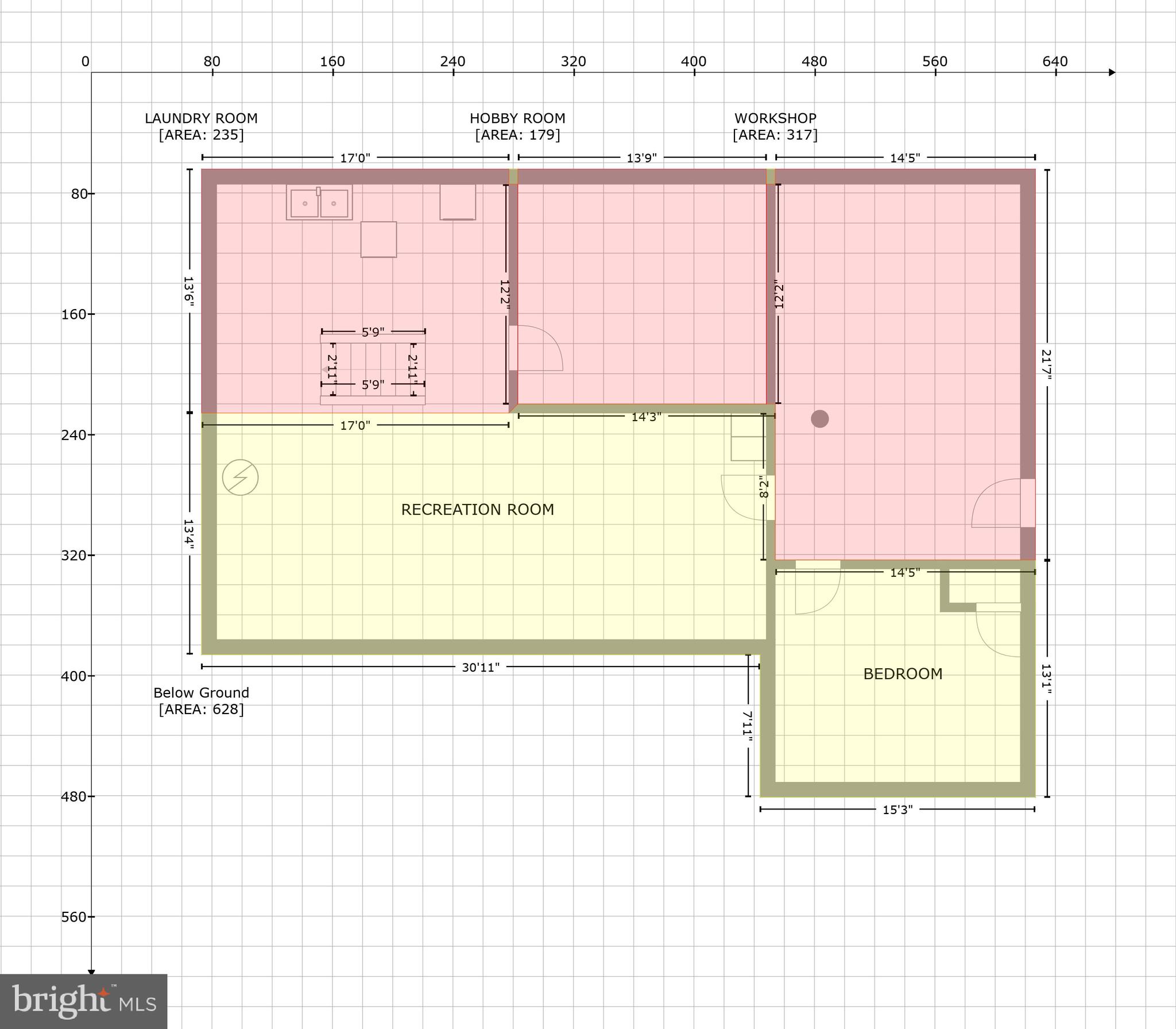 606 Leight Road Abingdon, MD 21009 - Photo 54 of 55 Floor Plan-Lower Level