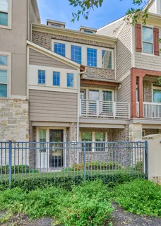 front view of a brick building