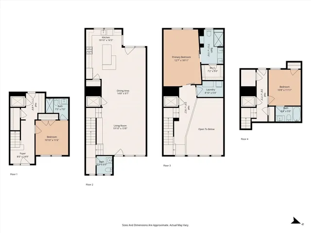 a picture of a floor plan
