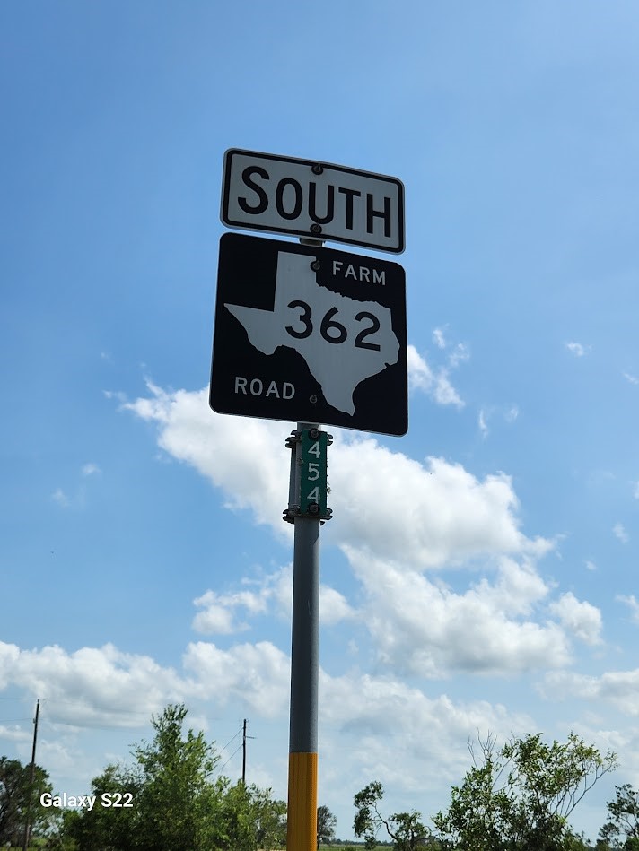 Lot is accross from Sign Pole number 454