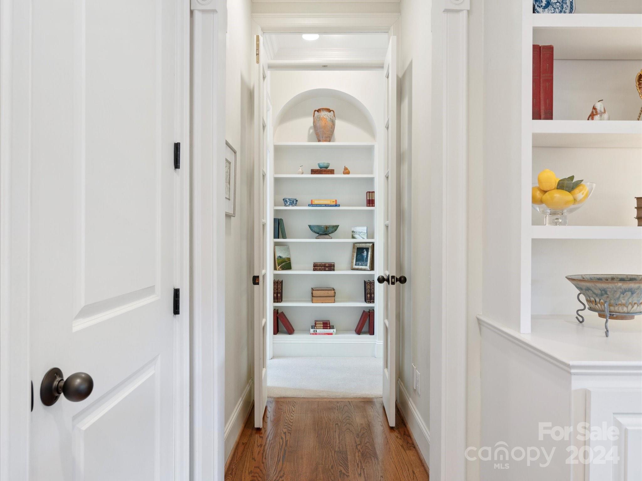 135 Spring Branch Road Fort Mill, SC 29715 - Photo 27 of 48 a view of a hallway with wooden floor and closet