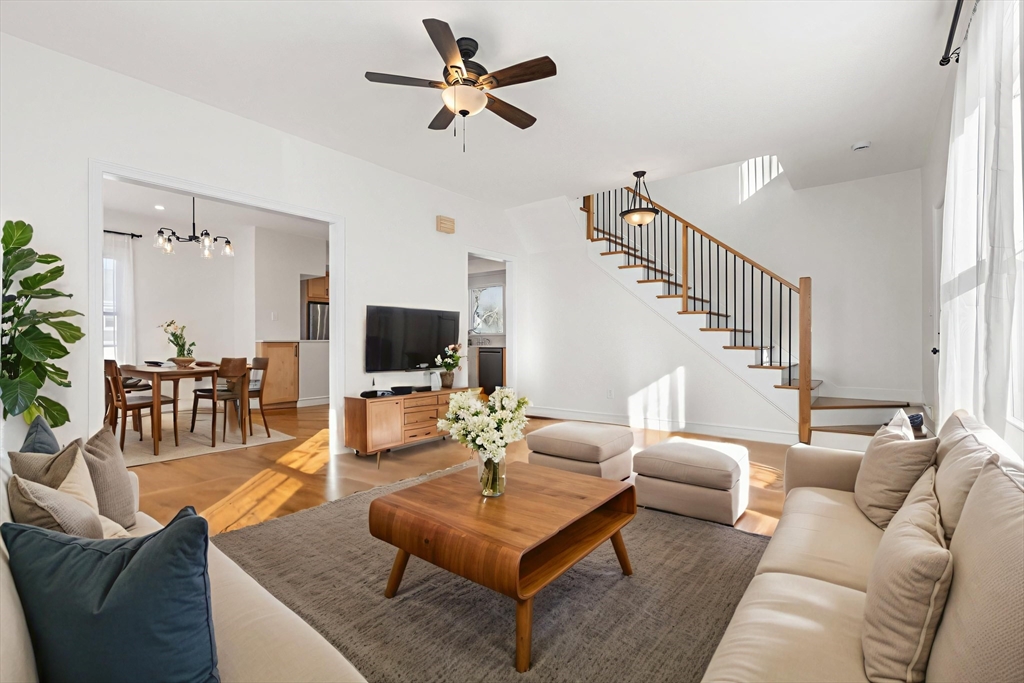 12 Viden Road Quincy, MA 02169 - Photo 2 of 29 a living room with furniture and a flat screen tv