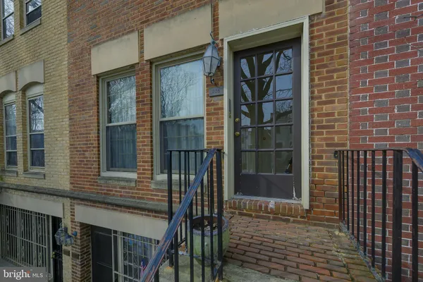 a view of front door of house