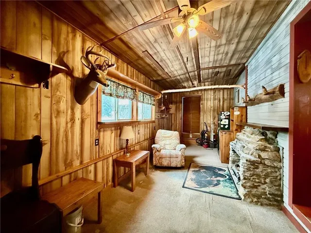 a outdoor space with couch