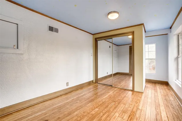 wooden floor in an empty room