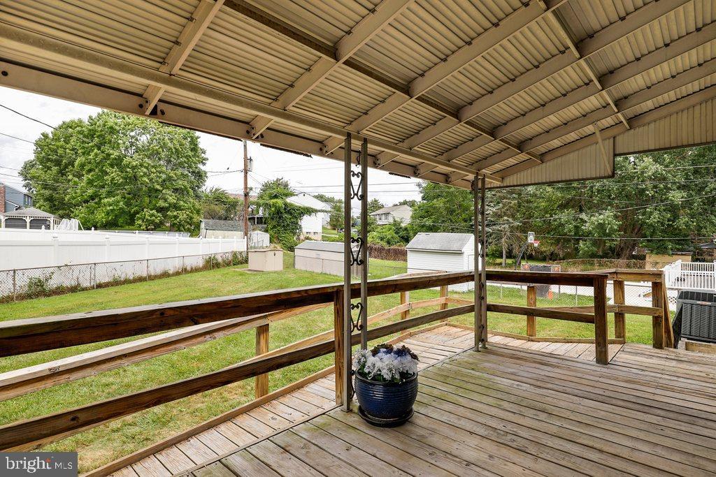 8538 Brest Road Randallstown, MD 21133 - Photo 41 of 47 a view of outdoor space with wooden floor and outdoor seating