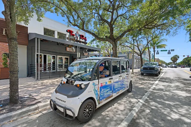 a view of street sign
