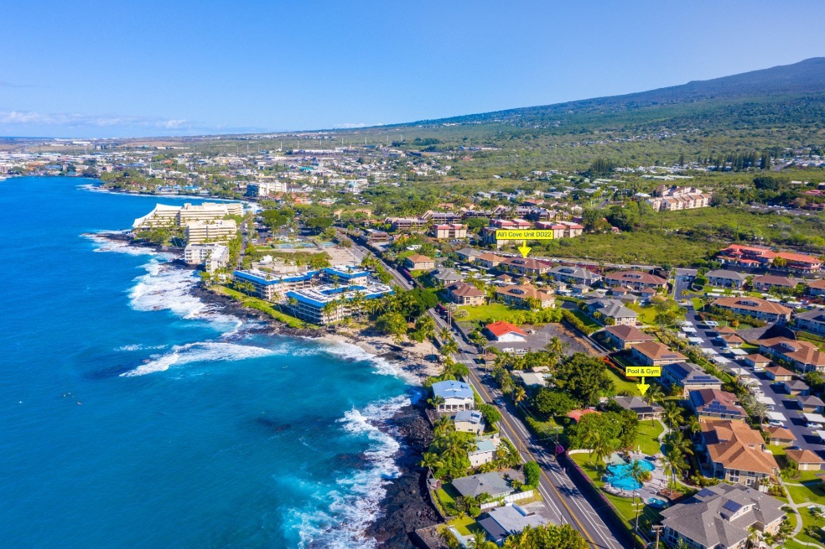 75-5919 Alii Drive, Unit DD22 Kailua-Kona, HI 96740 - Photo 1 of 24 a view of city and mountain