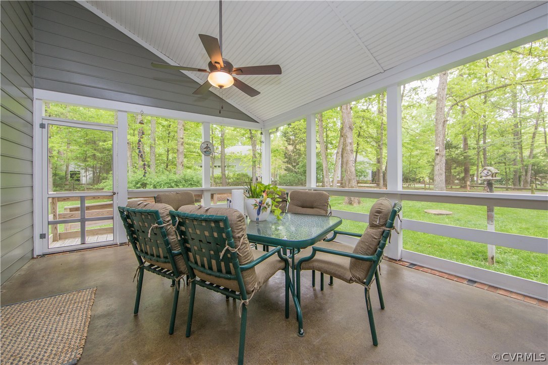 2701 East Brigstock Road Midlothian, VA 23113 - Photo 25 of 50 a view of a dining room with furniture window and outside view