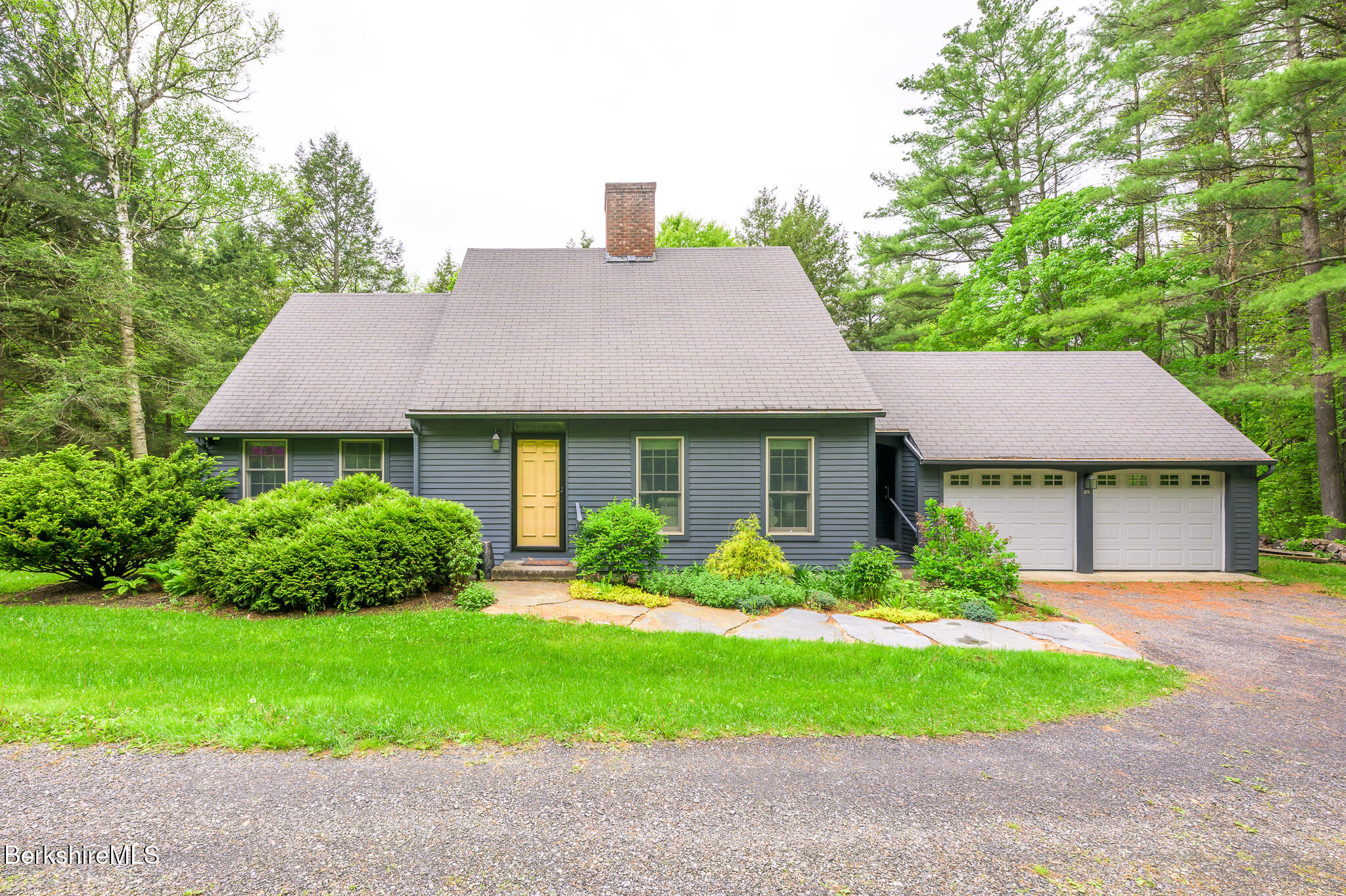 29 Osceola Notch Road Richmond, MA 01254 - Photo 1 of 32 a front view of a house with garden