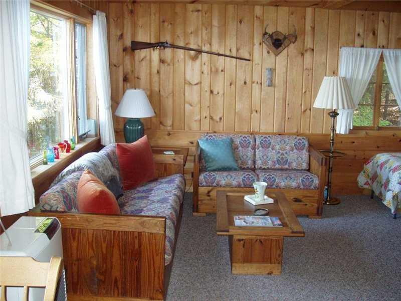 80 South Rangeley Road Rangeley, ME 04964 - Photo 12 of 25 Living Room. Guest cottage living...