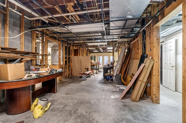 a view of gym with equipment