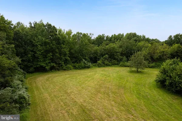 a view of a yard with an outdoor space
