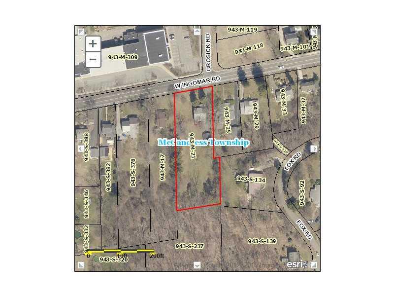 601 West Ingomar Road Pittsburgh, PA 15237 - Photo 25 of 25 Aerial View. Aerial View - 1.0572 Acre Lot