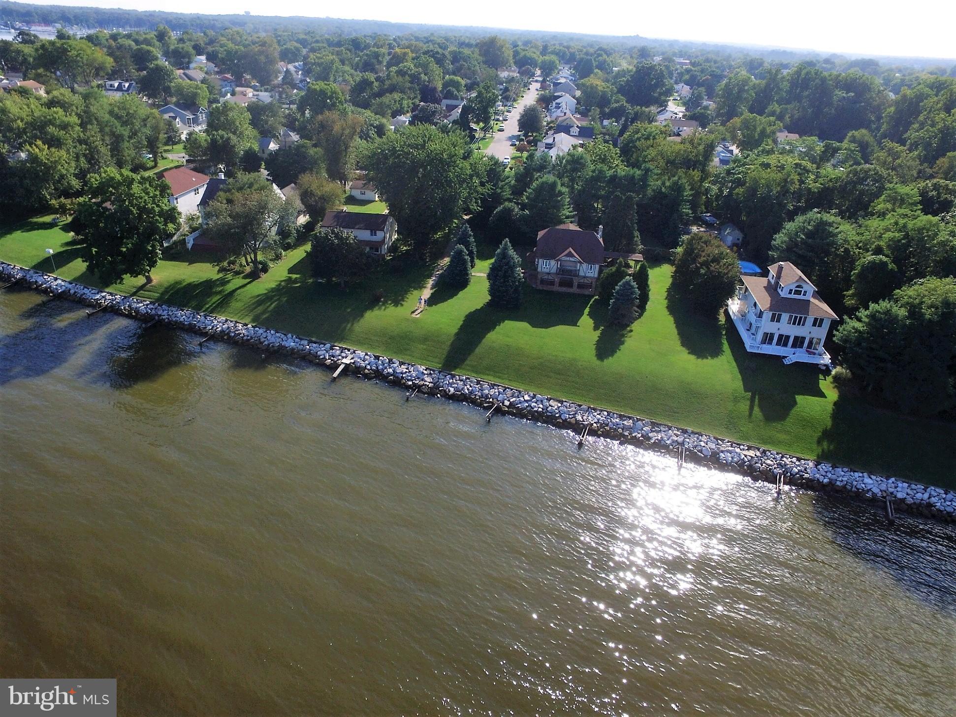 151 Riviera Drive Pasadena, MD 21122 - Photo 54 of 66 Patapsco River aerial view