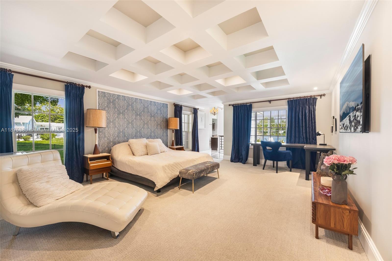 11000 Southwest 25th Street Davie, FL 33324 - Photo 20 of 45 a bedroom with furniture and a large window