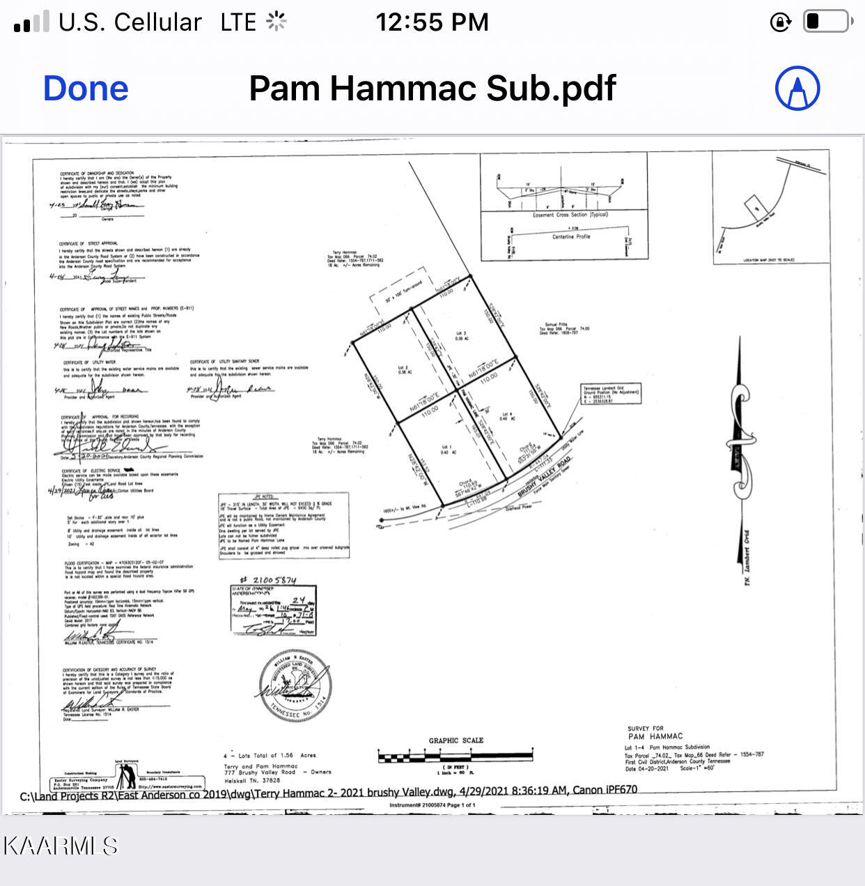 Lot 3-4 Brushy Valley Road Clinton, TN 37716 - Photo 20 of 21 5931F0AD-35B6-4B50-9517-D5B3955DBB35