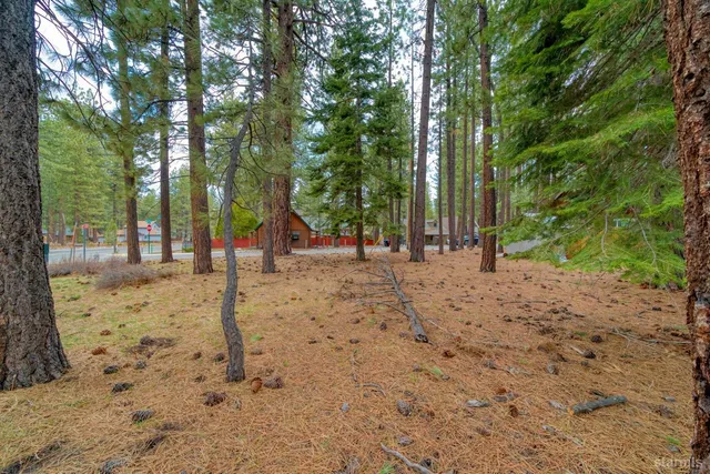 a view of road with trees