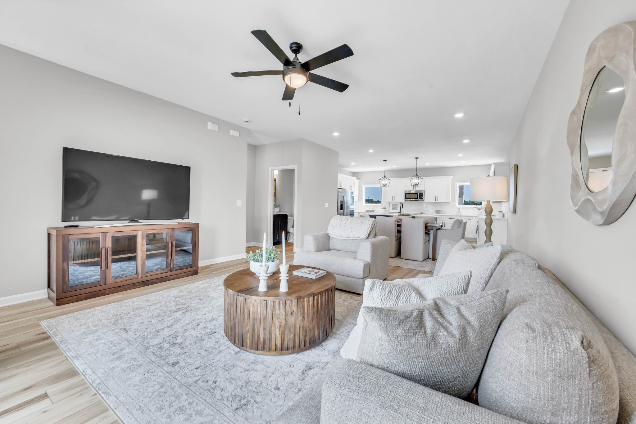 2363 Pea Ridge Road Clarksville, TN 37040 - Photo 13 of 29 a living room with furniture and a flat screen tv