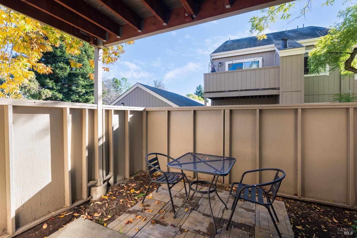 7651 Camino Colegio Rohnert Park, CA 94928 - Photo 10 of 15 a view of a chairs and table in the balcony