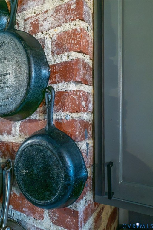 111 Whiteside Road Sandston, VA 23150 - Photo 11 of 45 Explosed brick in Kitchen