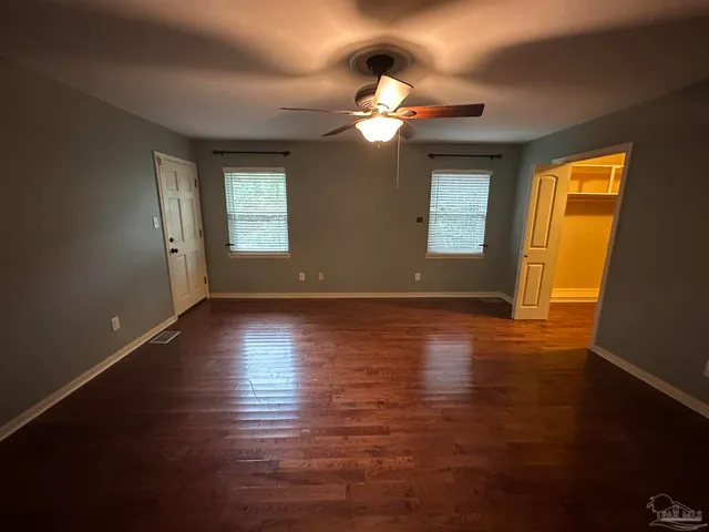 a view of an empty room