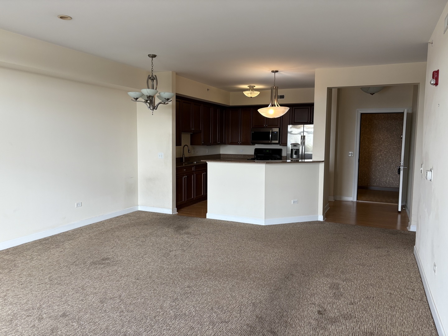 8300 Callie Avenue, Unit 610 Morton Grove, IL 60053 - Photo 6 of 32 a view of a kitchen with a sink