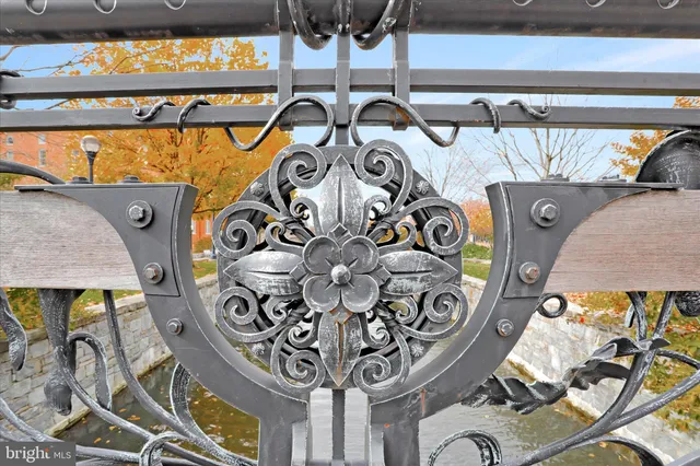 a front view of a building with street