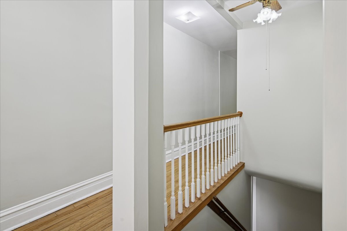 734 West Wrightwood Avenue, Unit B Chicago, IL 60614 - Photo 10 of 21 a view of a hallway with wooden floor