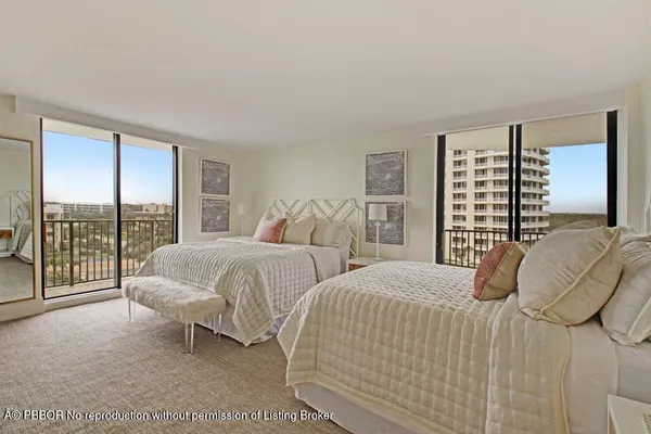 a view of lake and mountain