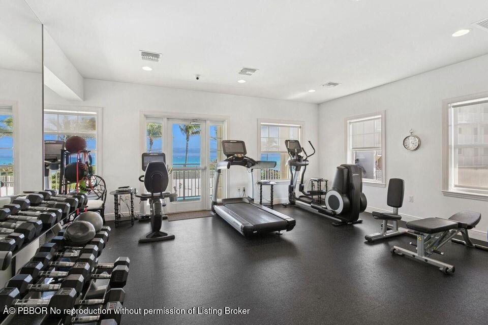 400 South Beach Road, Unit 504 Tequesta, FL 33469 - Photo 18 of 22 a view of a room with gym equipment