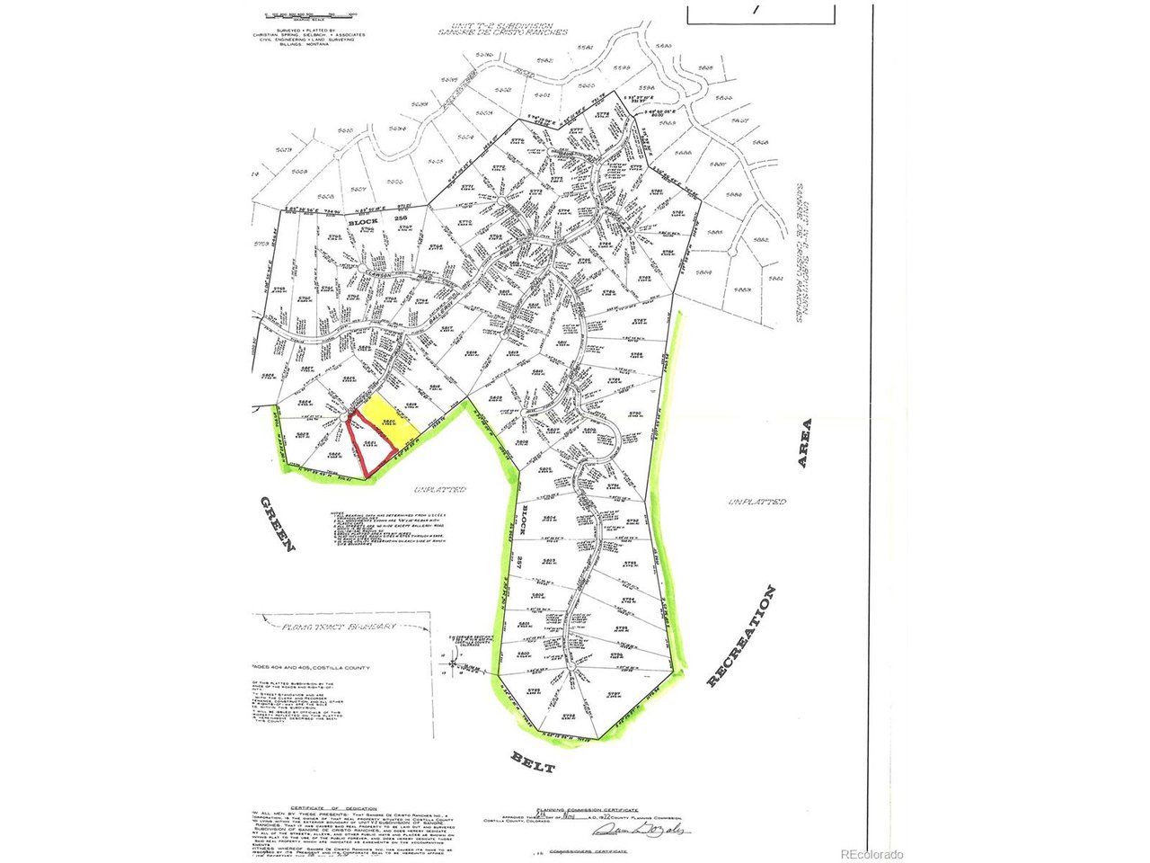 5820 Covington Road San Luis, CO 81152 - Photo 14 of 14 Survey Plat