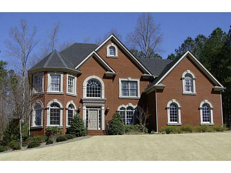 775 Barberry Drive Alpharetta, GA 30004 - Photo 1 of 1 Exterior Front. 3 Sided brick & Hardi-plank home emits style and flare.