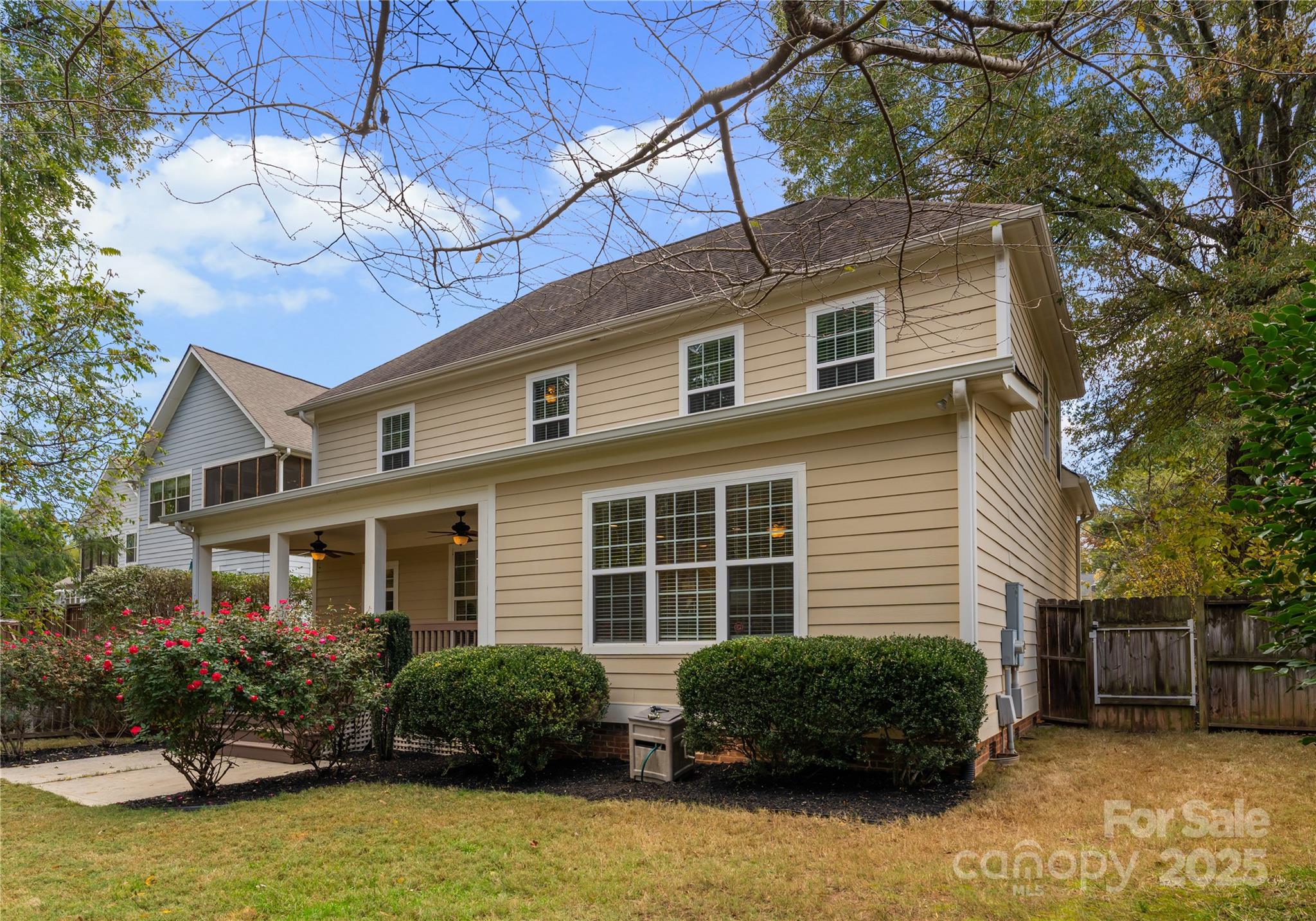 2105 Lanier Avenue Charlotte, NC 28205 - Photo 31 of 31 a front view of a house with garden