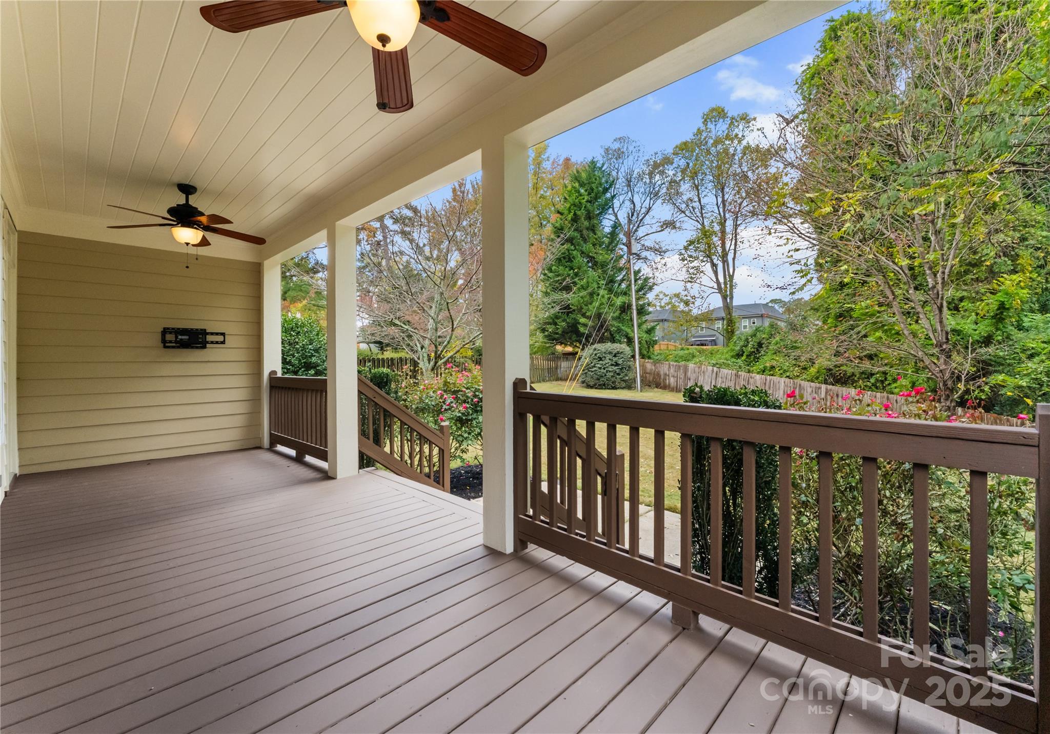 2105 Lanier Avenue Charlotte, NC 28205 - Photo 5 of 31 a view of a balcony with wooden floor