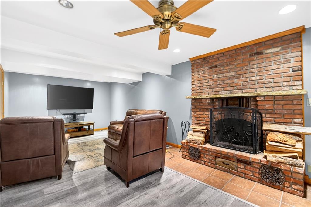 344 Lincoln Hall Road Elizabeth, PA 15037 - Photo 38 of 44 With Beautiful Wood Burning Fireplace