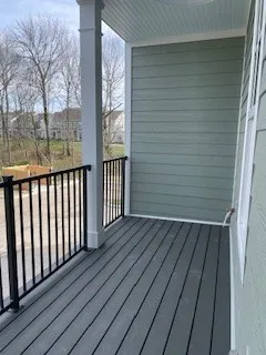 wooden floor on roof deck