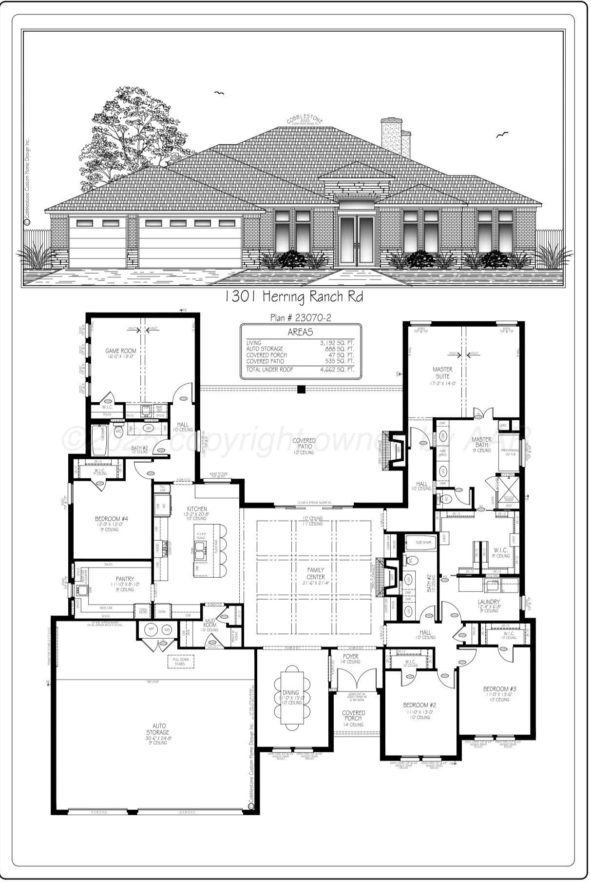 1301 Herring Ranch Road Amarillo, TX 79124 - Photo 48 of 48 Elevation/Floorplan
