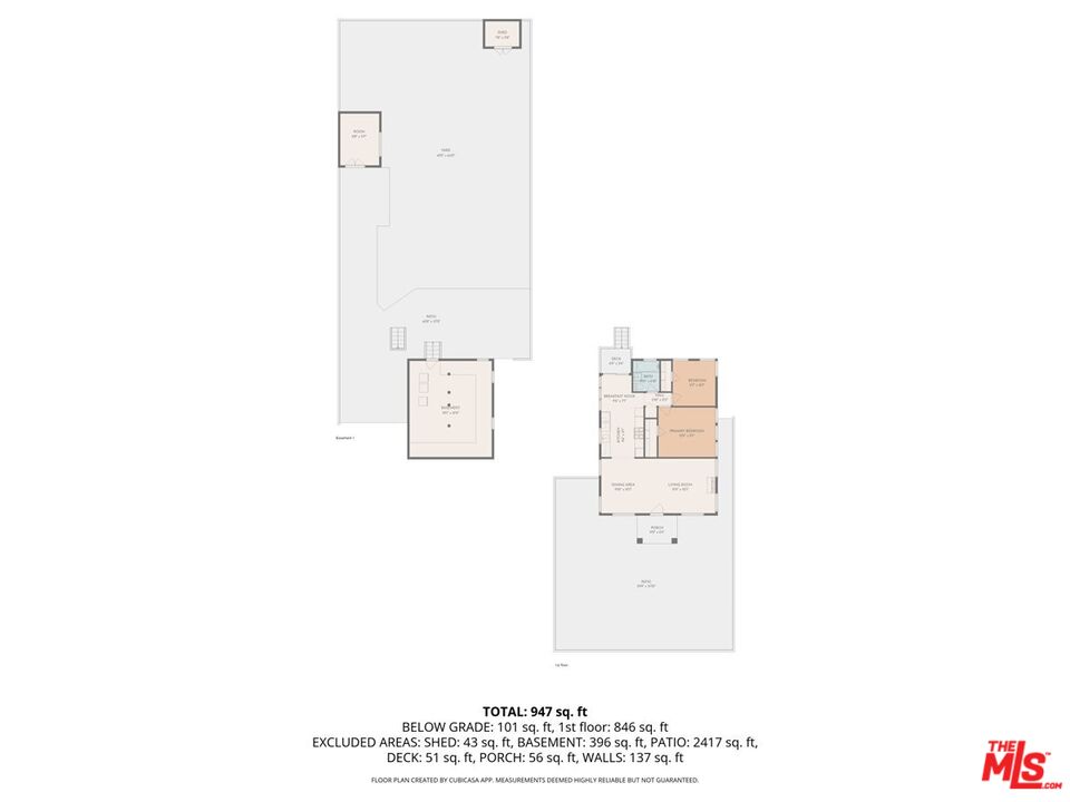 3764 Valleybrink Road Los Angeles, CA 90039 - Photo 35 of 35 a picture of a floor plan