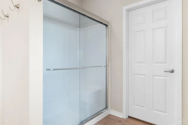 a view of closet area