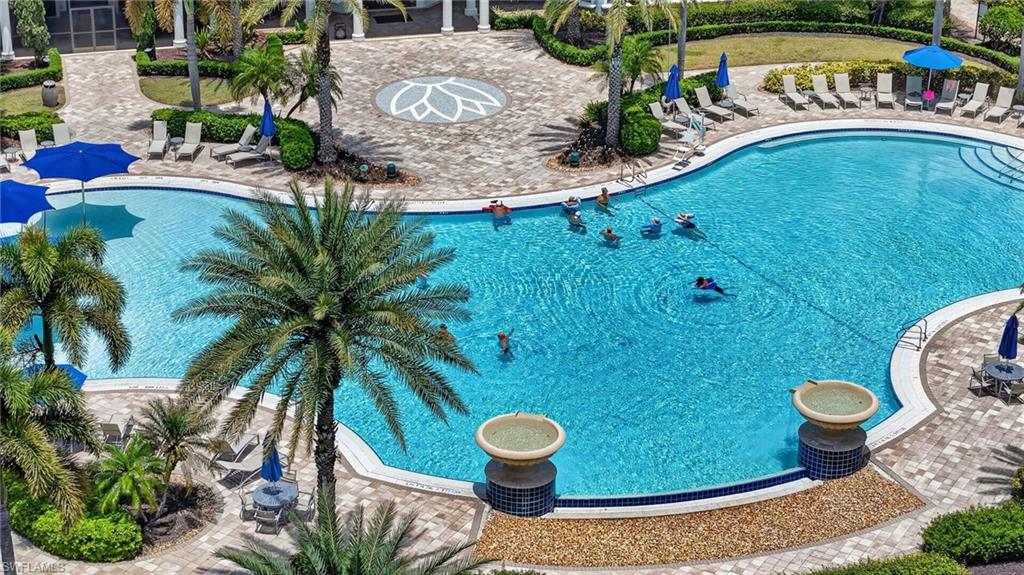 6124 Victory Drive Ave Maria, FL 34142 - Photo 49 of 50 a view of a swimming pool with a patio