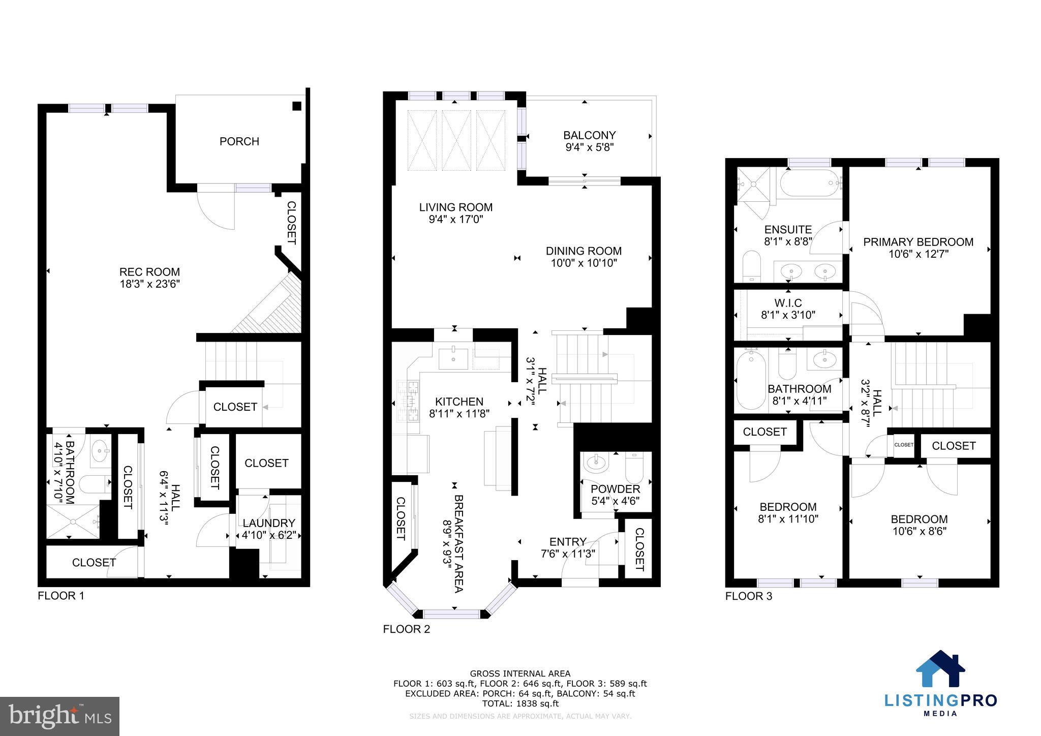 7808 Bellwether Court Lorton, VA 22079 - Photo 52 of 52 Floor plan