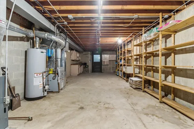 a view of balcony with wooden fence