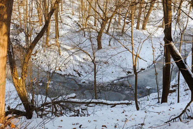 a view of a city with mountain