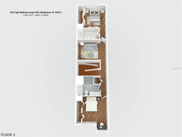 $2,250 | 329 Cape Harbour Loop, Unit 103, Bradenton, FL 34212