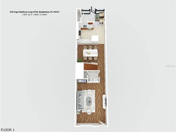 $2,250 | 329 Cape Harbour Loop, Unit 103, Bradenton, FL 34212