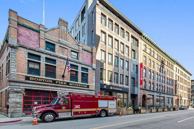 a car parked in front of a building