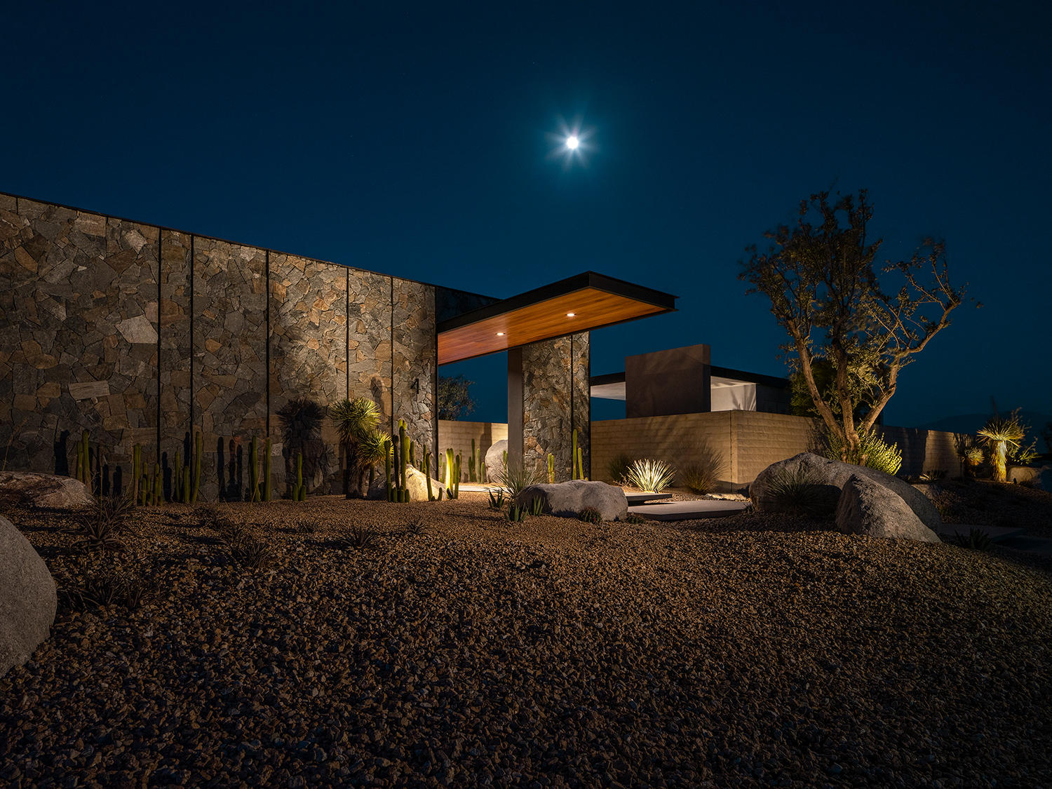 4 Echo Lane Rancho Mirage, CA 92270 - Photo 6 of 40 a front view of a house with a yard